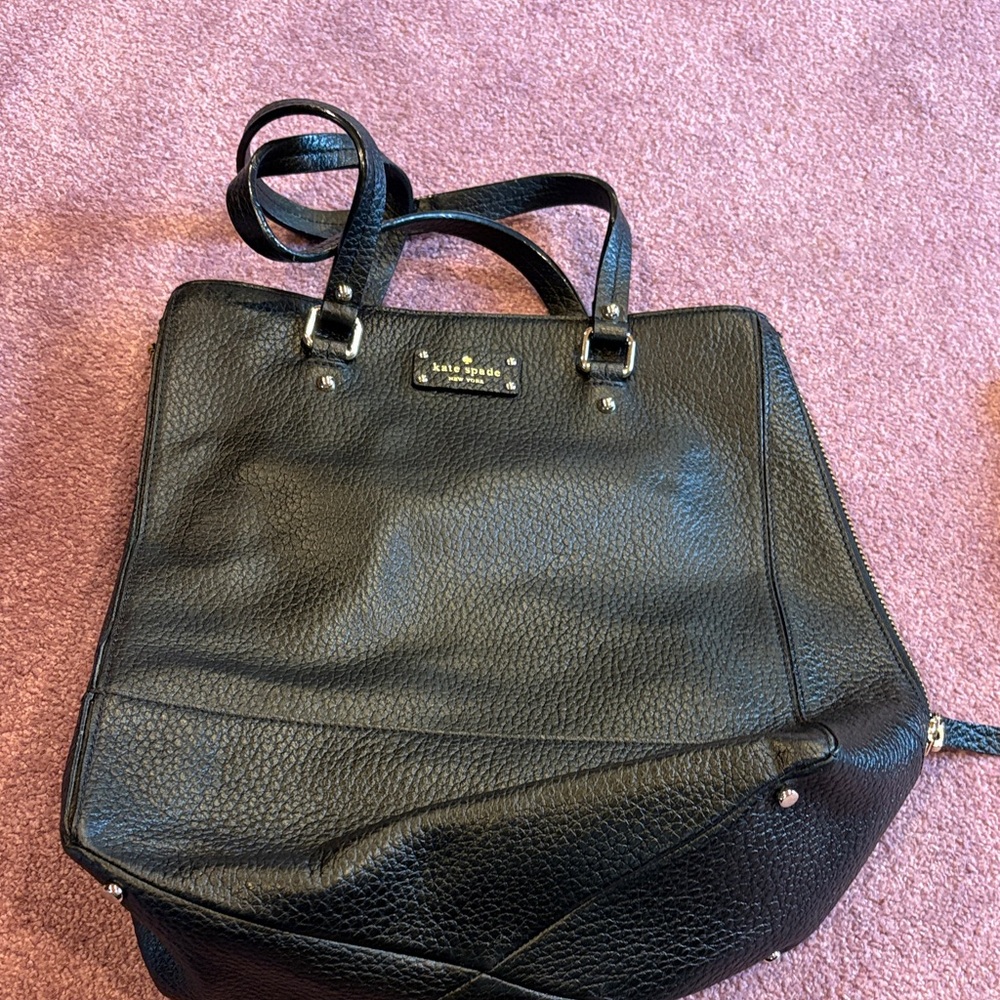 Kate Spade Textured Black Tote